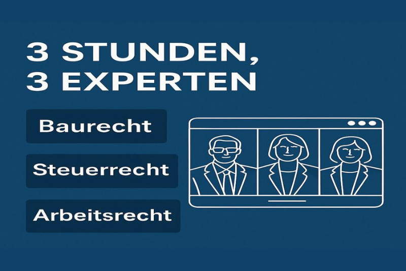 Titelbild zur Veranstaltung Fachimpuls: 3 Stunden, 3 Experten