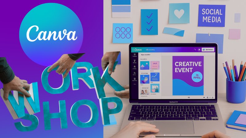 Titelbild zur Veranstaltung Intensiv Workshop Canva